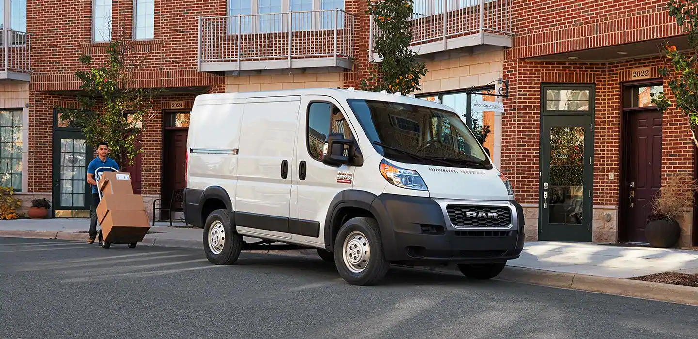 2019 Ram ProMaster Working Front White Exterior